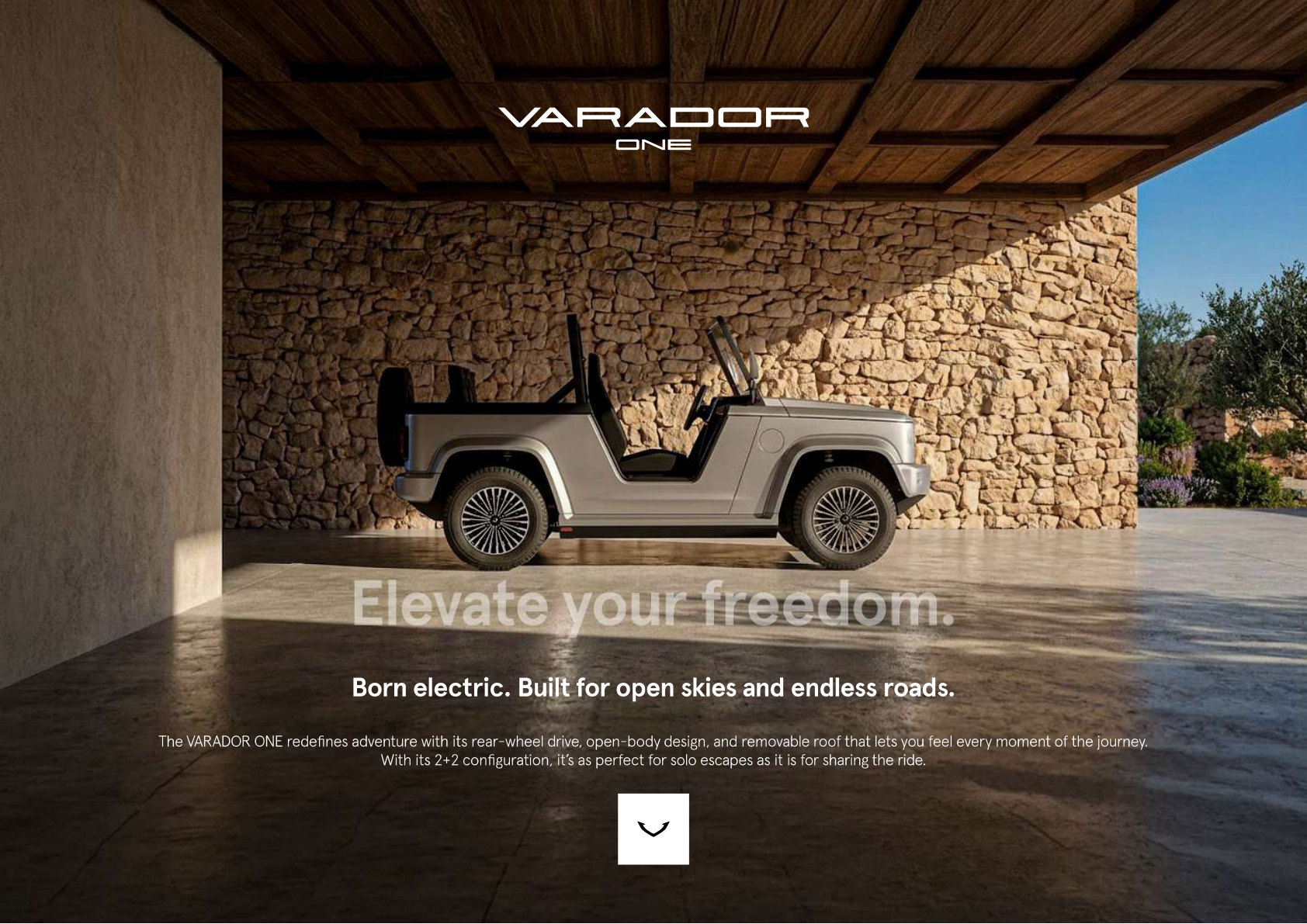 VARADOR ONE electric open-body vehicle